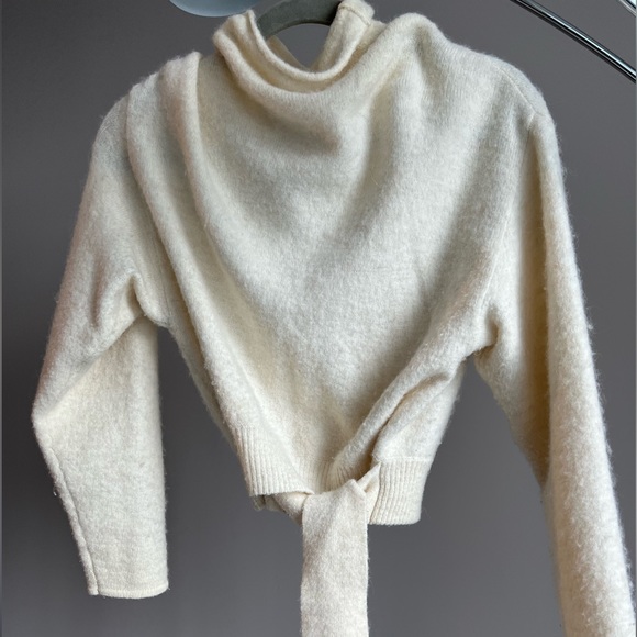 DISCONTINUED! Aritzia Wilfred Lorin Sweater in Oak XXS - Picture 2 of 5